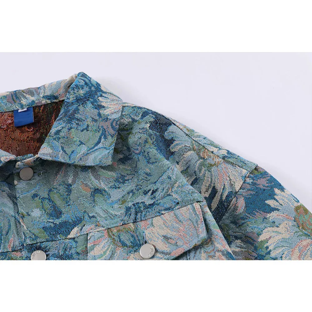 Floral Denim Jacket