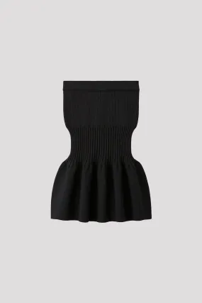 FLUTED MERMAID MIDI SKIRT