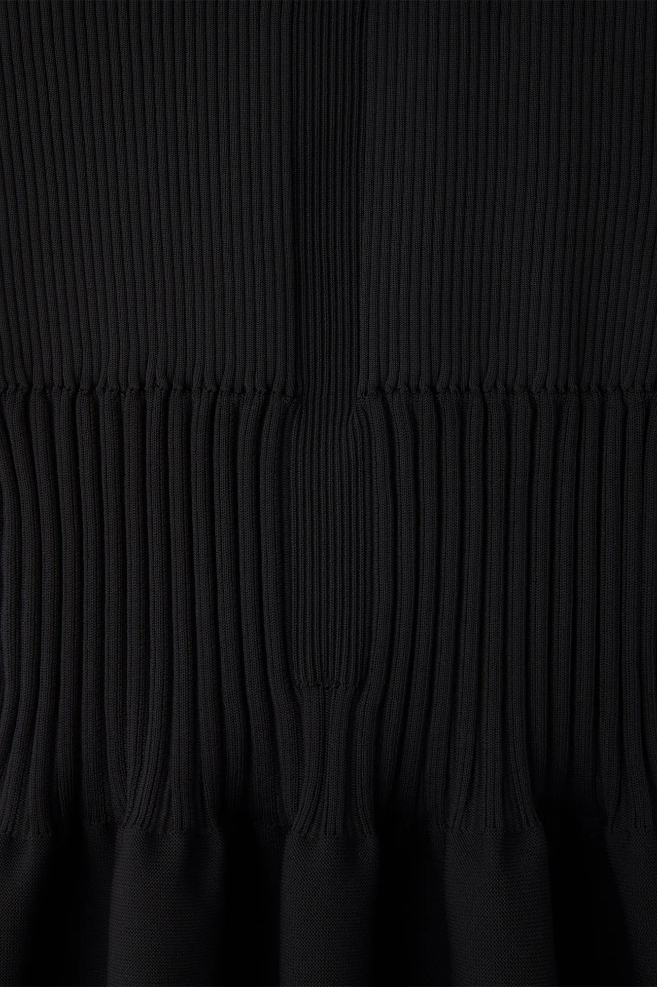 FLUTED MERMAID MIDI SKIRT