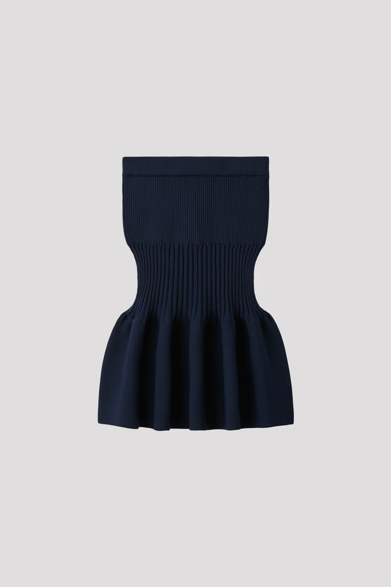 FLUTED MERMAID MIDI SKIRT