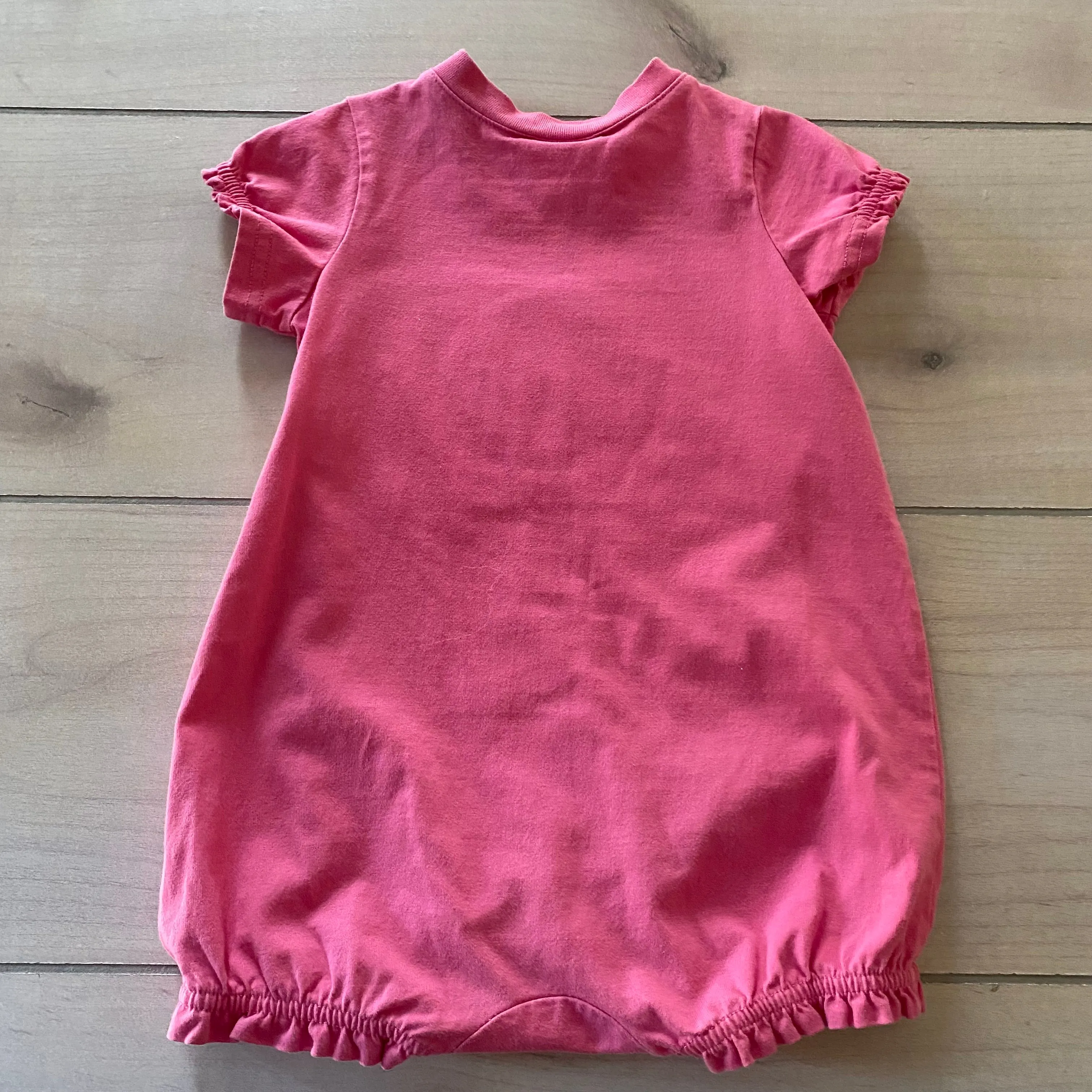 Hanna Andersson Pink Birdie Romper