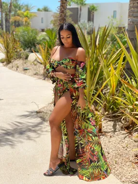 Hawaiian Doll Crop & Skirt Set
