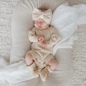 Heirloom Romper | Biscotti Fleck