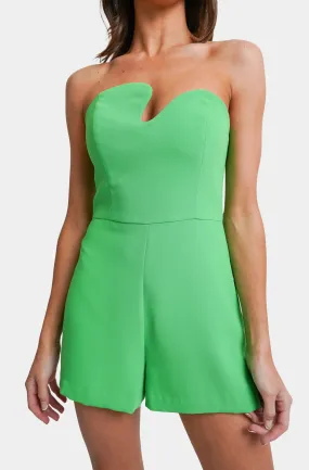 Hemline Exclusive Strapless Puzzle Romper