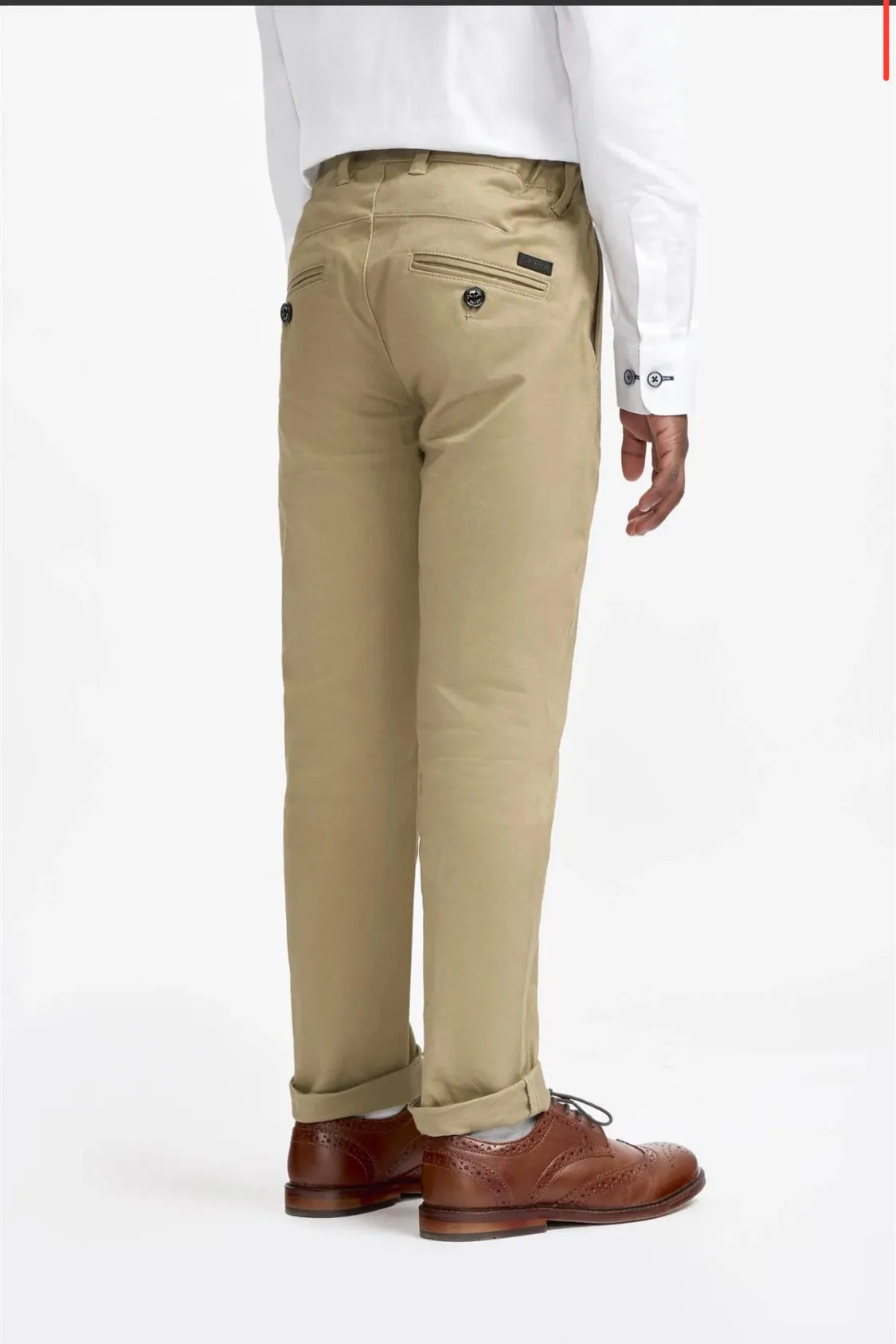 House of Cavani Boys Dakota Chinos Stone