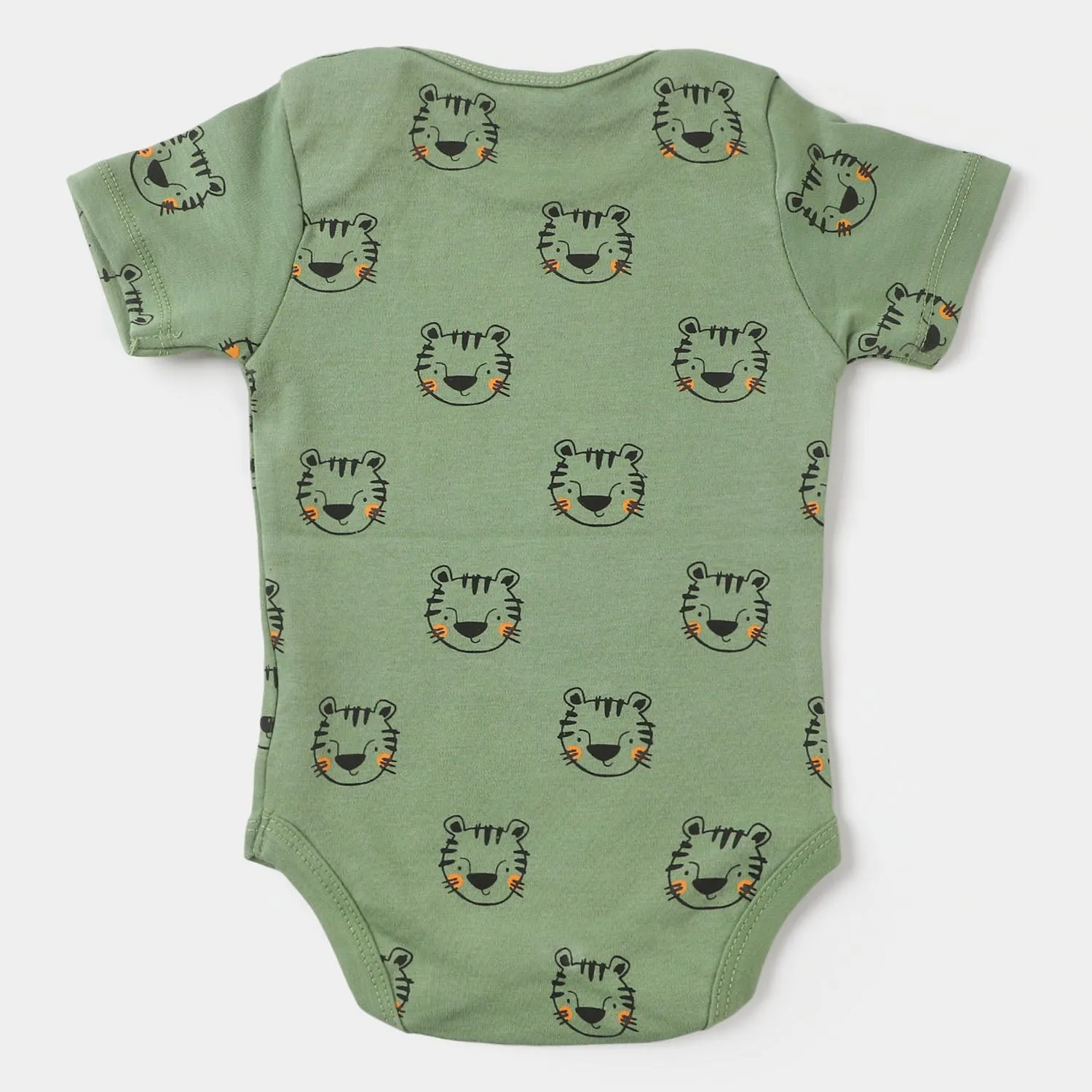Infant Romper Tiger - Jade Green