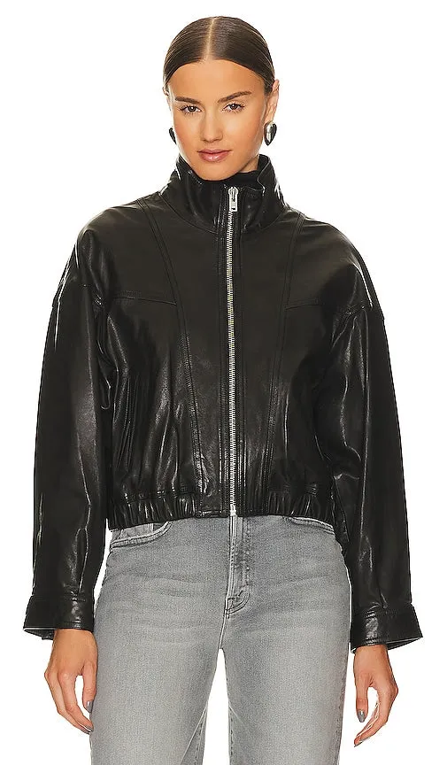 IRO Okan Bomber Jacket in Black