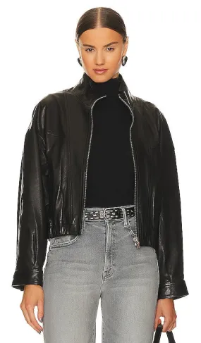 IRO Okan Bomber Jacket in Black