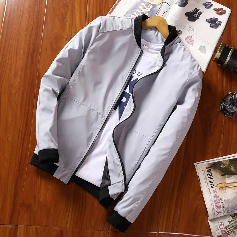 Jacket for men with new trend Slim baseball uniform - Bomber Jacket