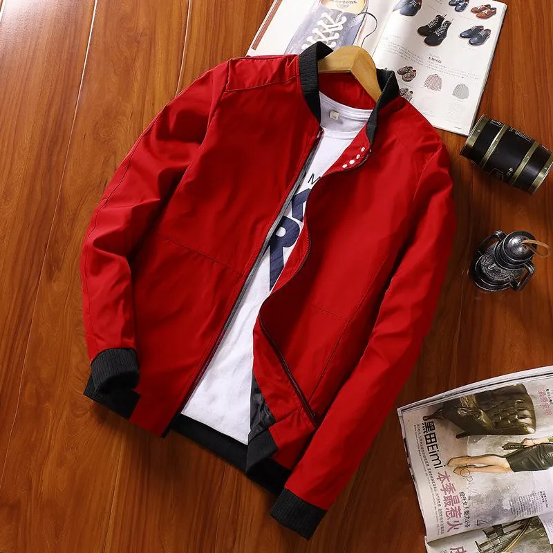 Jacket for men with new trend Slim baseball uniform - Bomber Jacket