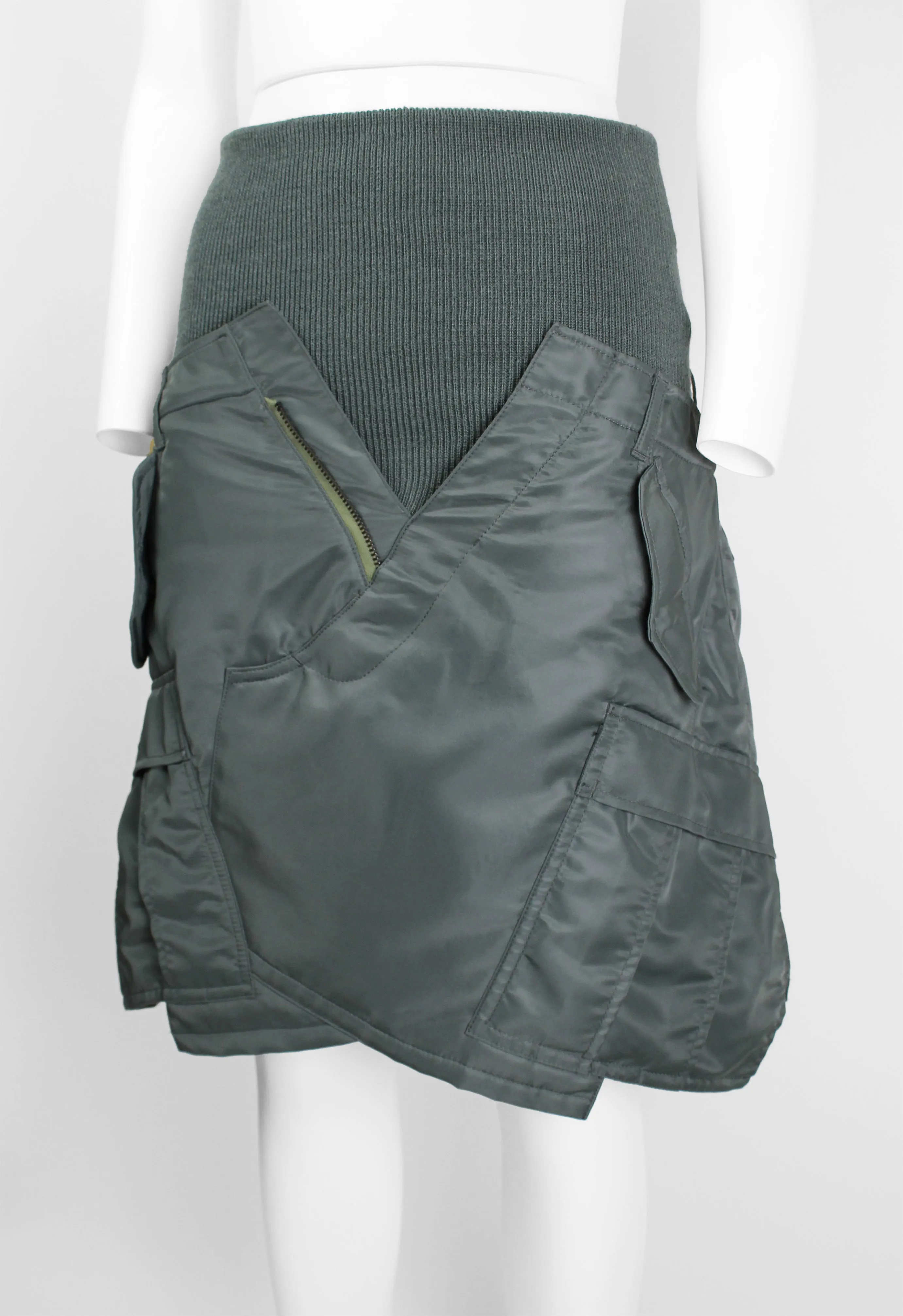 JUNYA WATANABE FW 2018 RECONSTRUCTED BOMBER JACKET SKIRT