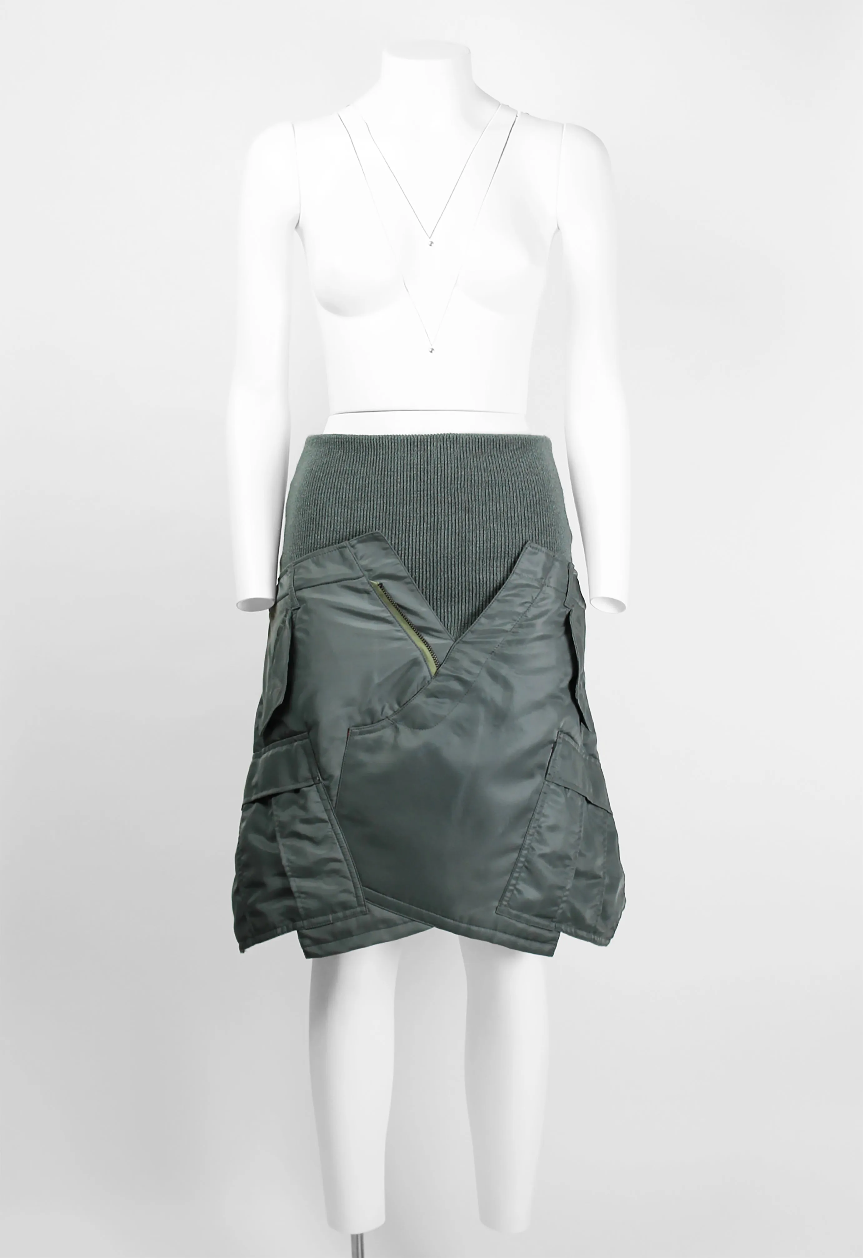 JUNYA WATANABE FW 2018 RECONSTRUCTED BOMBER JACKET SKIRT