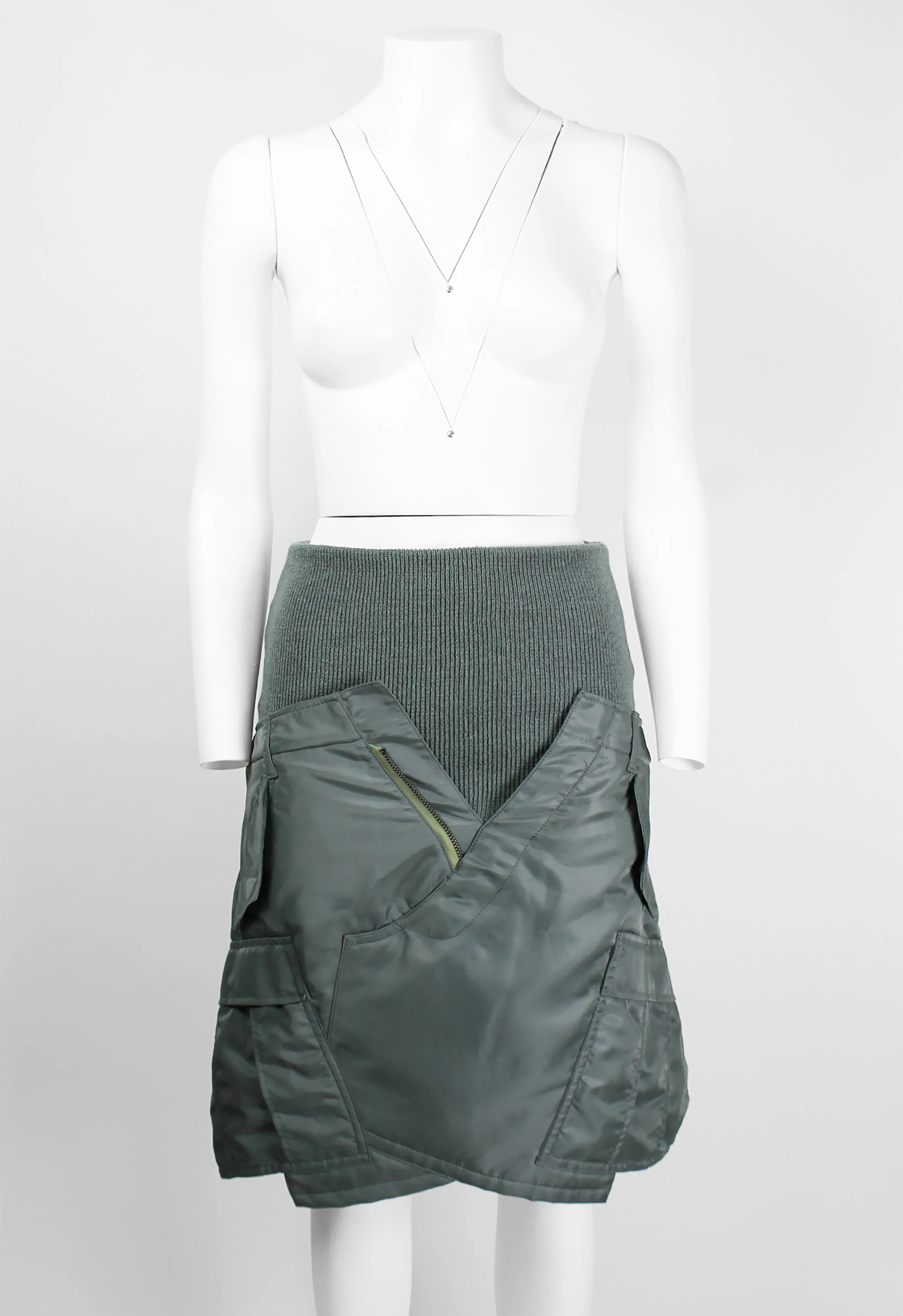 JUNYA WATANABE FW 2018 RECONSTRUCTED BOMBER JACKET SKIRT