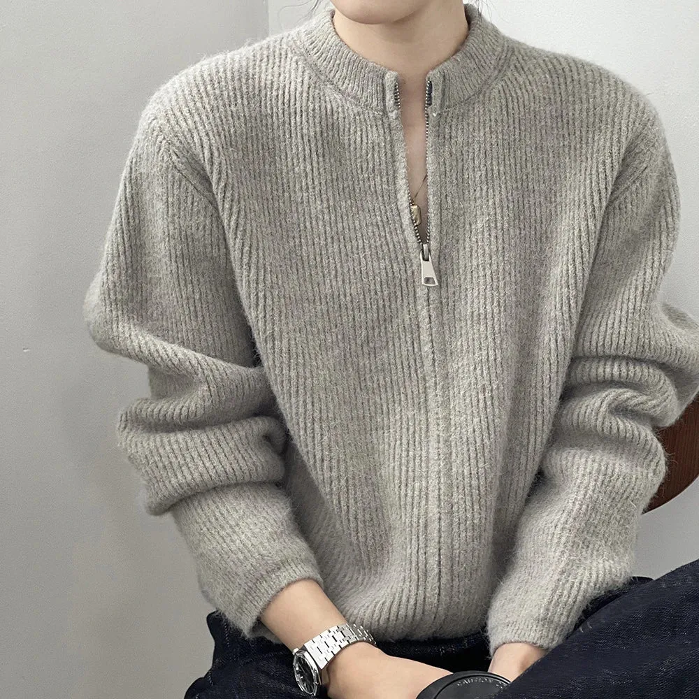 Kasey Basic Knit Bomber Jacket