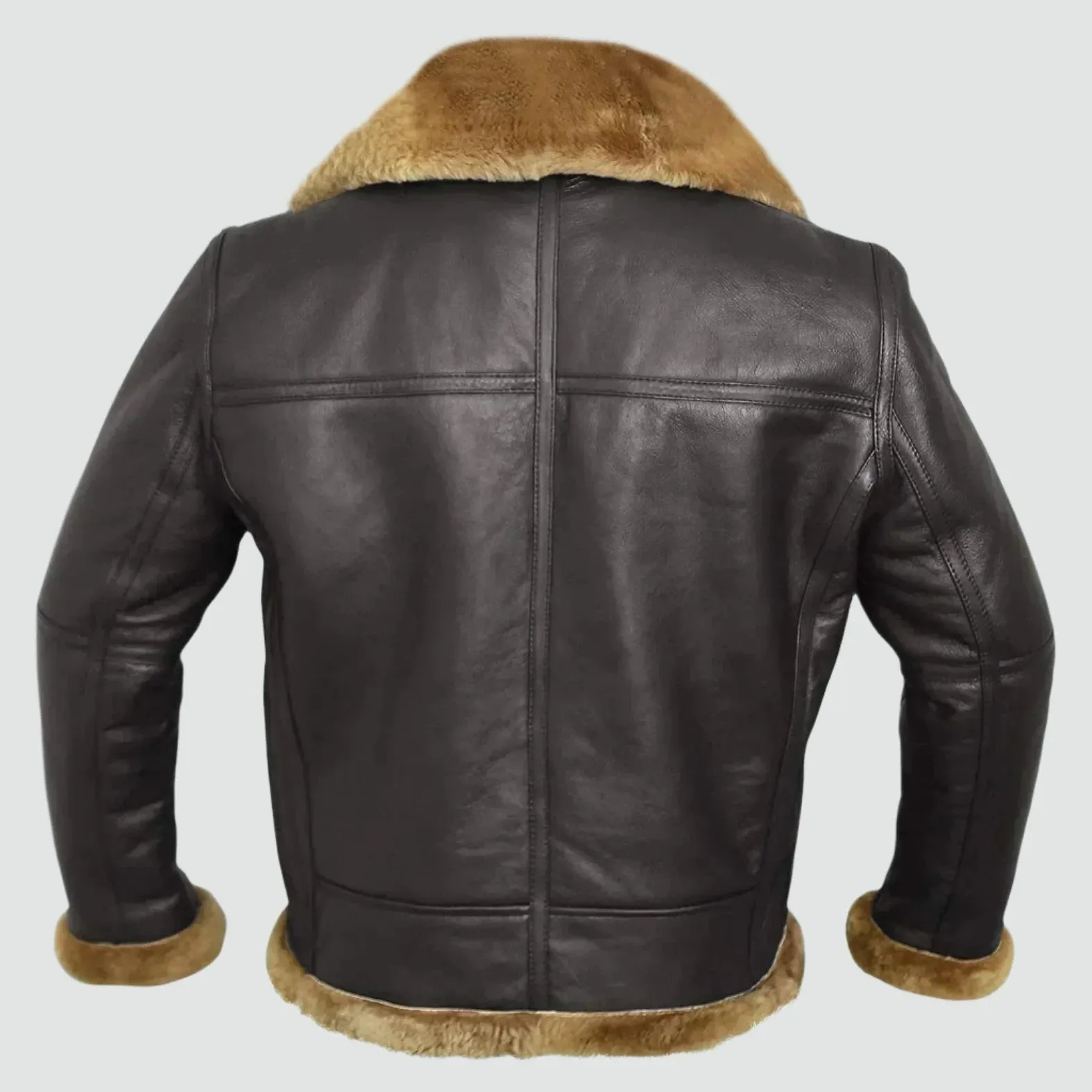 Lino - Vintage Vegan Leather Bomber Jacket