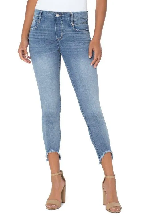 Liverpool Gia Glider Curve Frey Hem Jeans