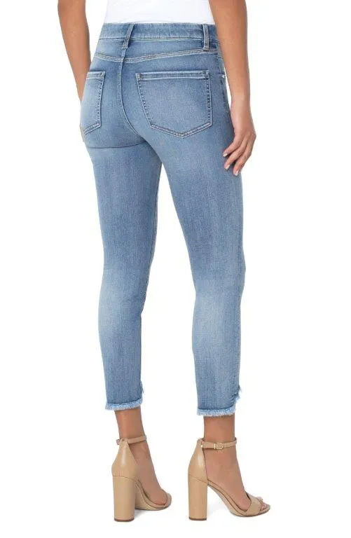 Liverpool Gia Glider Curve Frey Hem Jeans