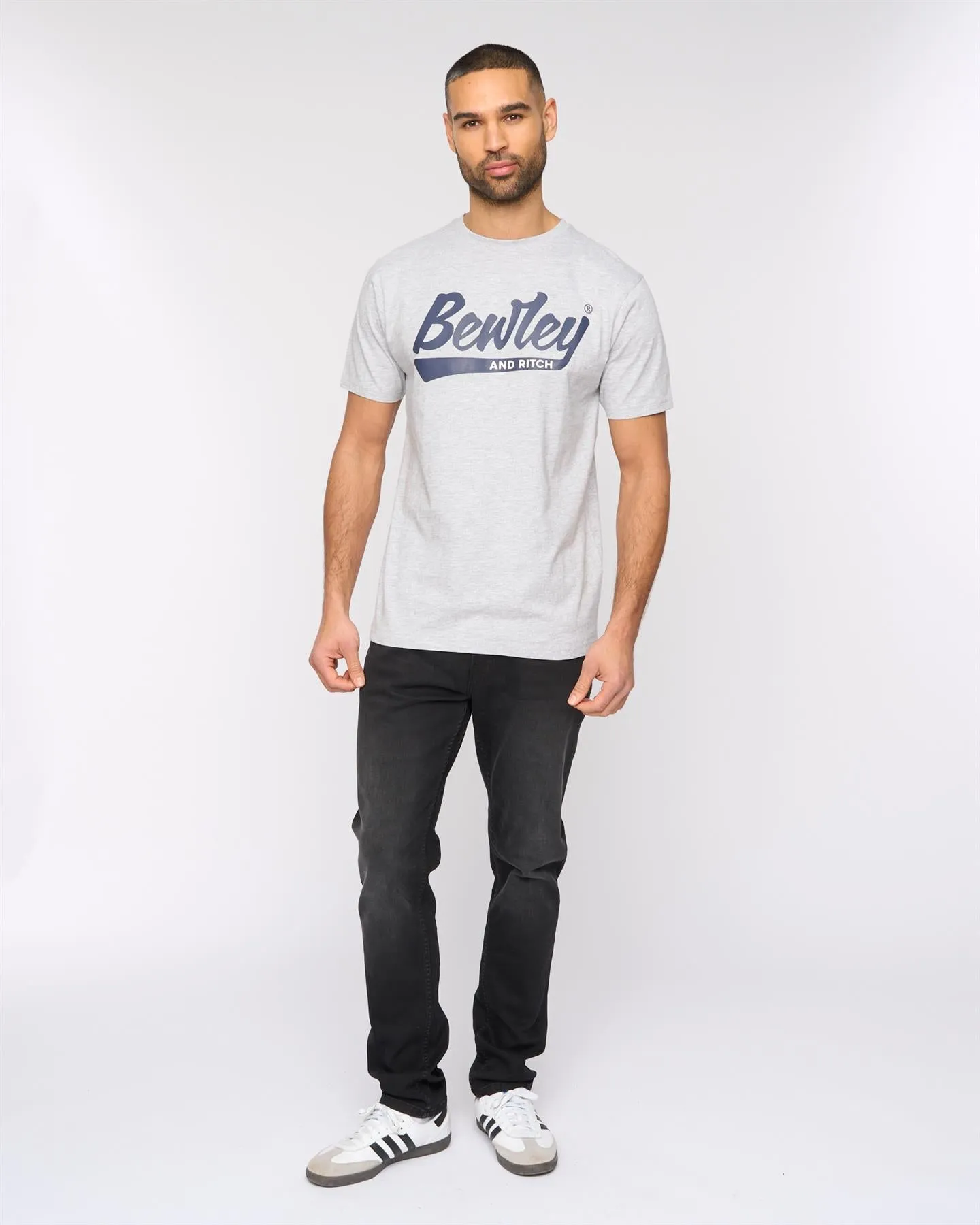 Macklin T-Shirt Light Grey Marl