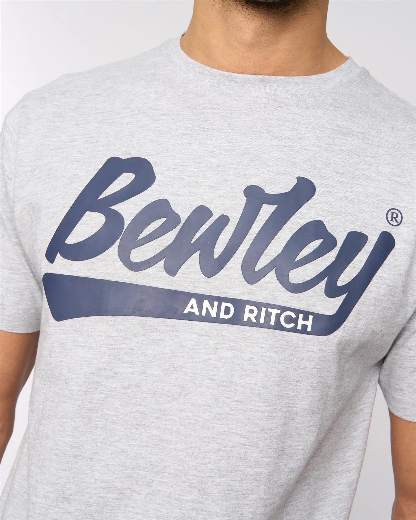 Macklin T-Shirt Light Grey Marl