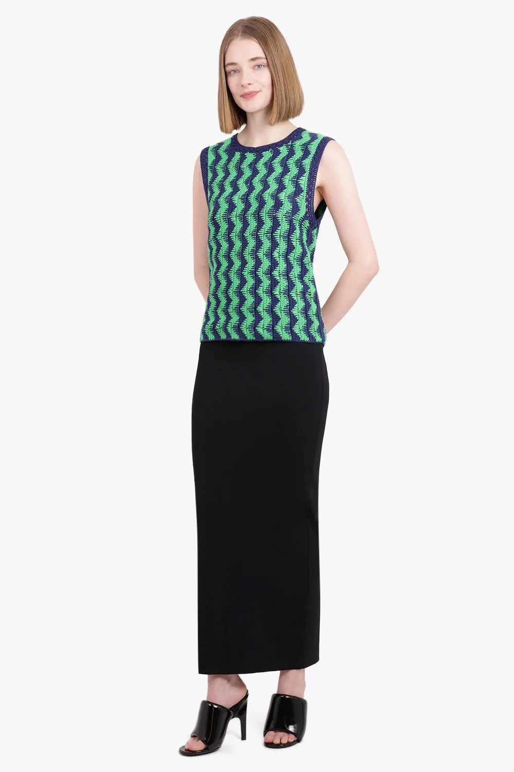 Maparadita Column Skirt | Black