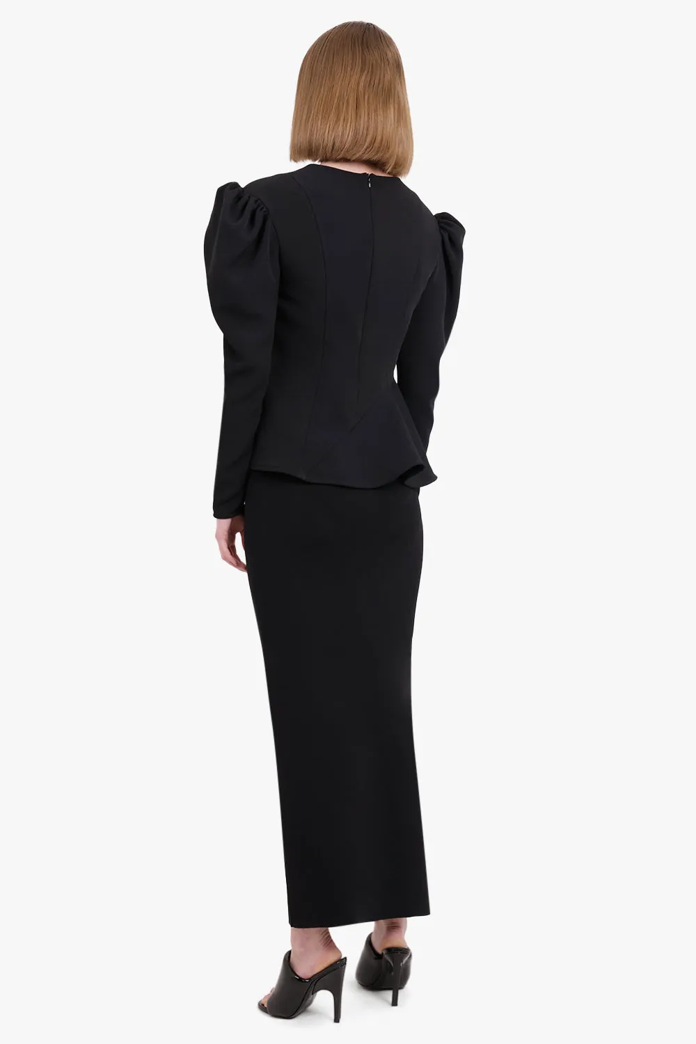 Maparadita Column Skirt | Black