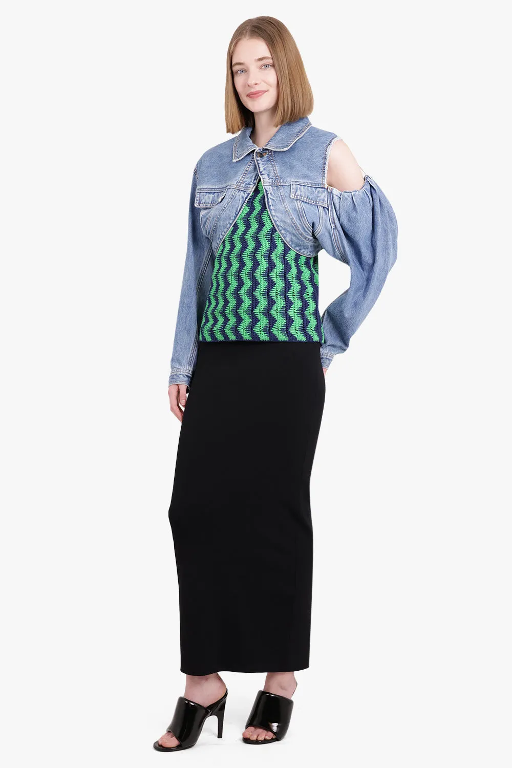 Maparadita Column Skirt | Black