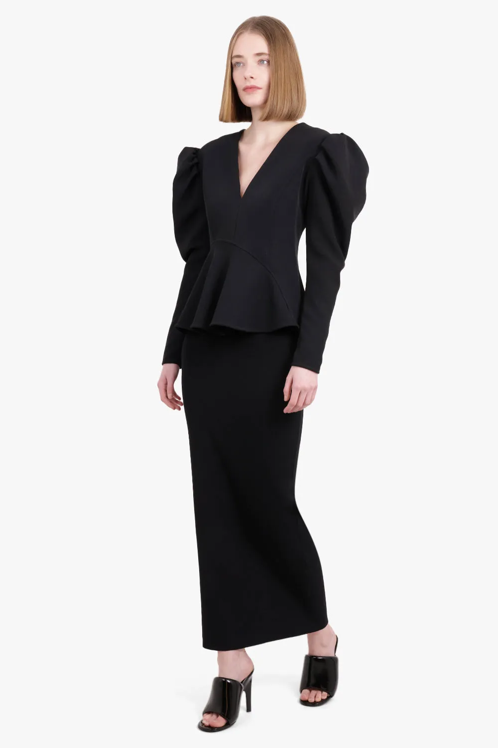 Maparadita Column Skirt | Black