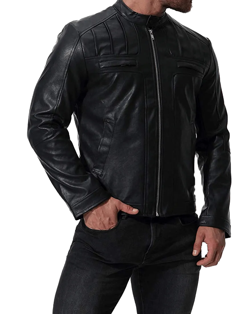 Mens Henry Cavill Real Leather Biker Style Jackets for Autumn Winter | Mens Leather Jacket