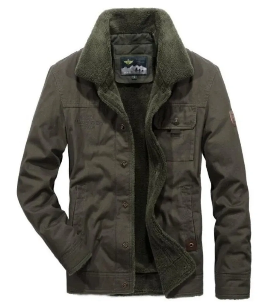 Mens Military Style Short Jacket