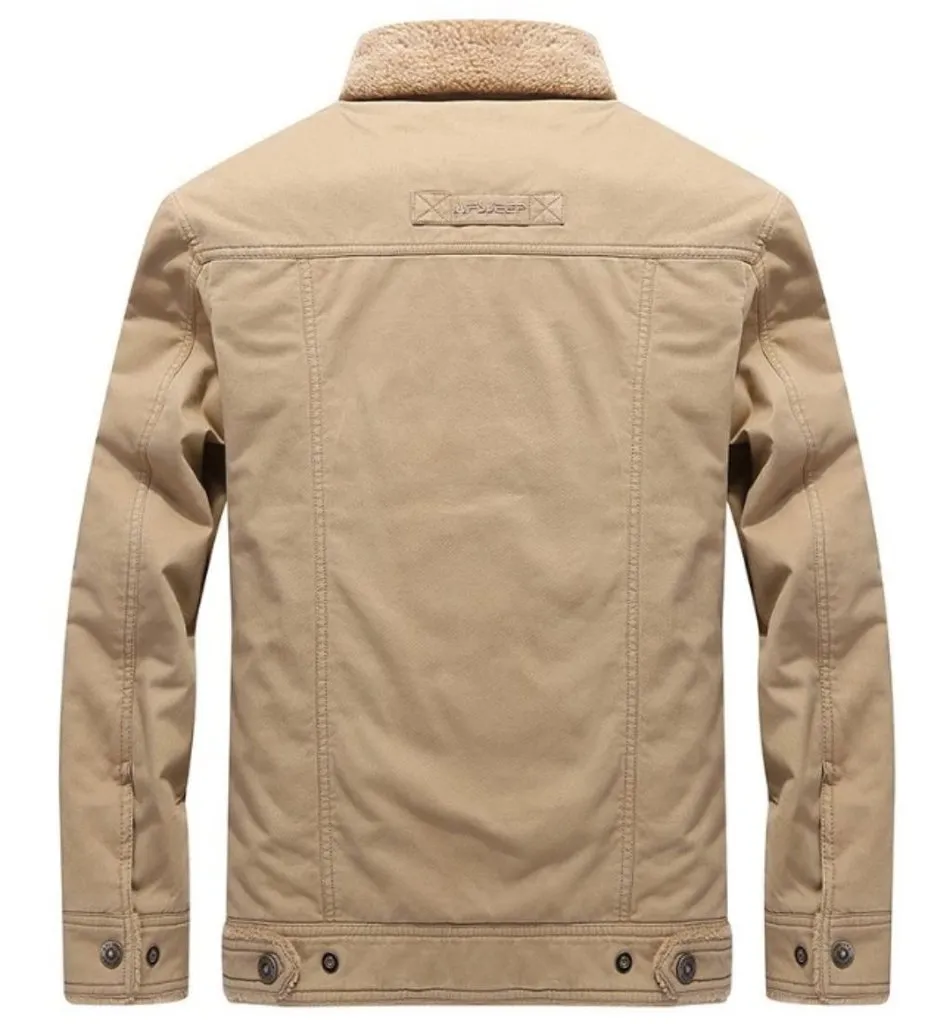 Mens Military Style Short Jacket