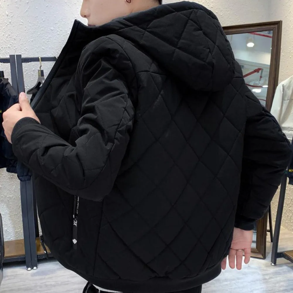 Mens Quilted Jacket with Warm Lining