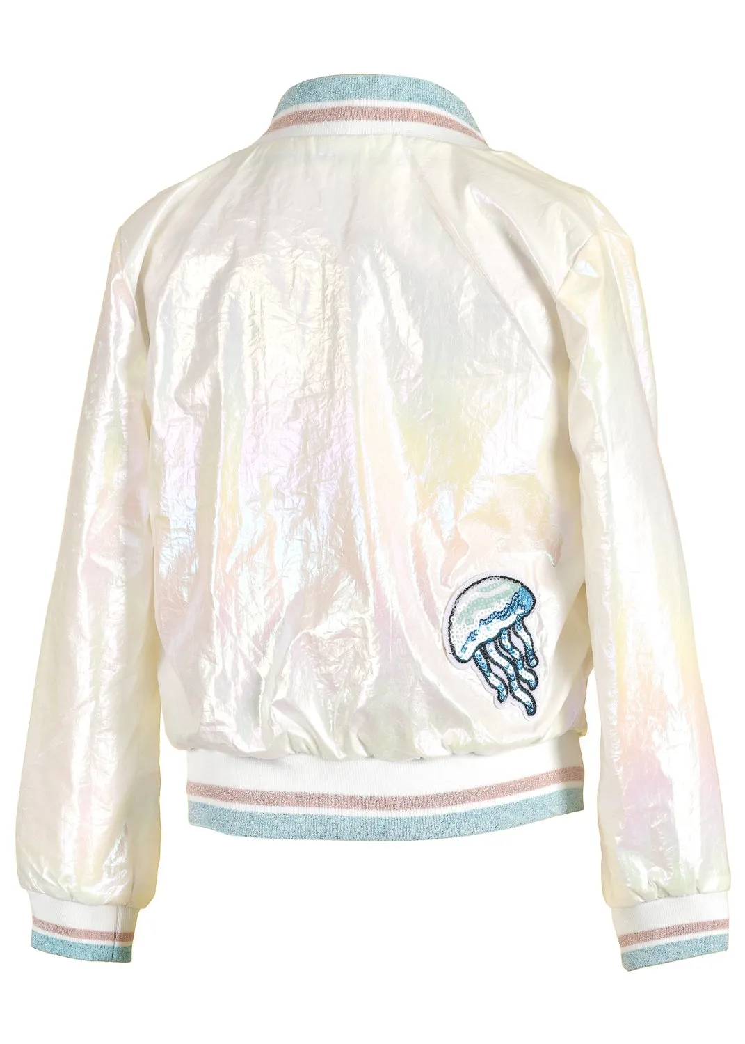 MERMAID TAIL BOMBER JACKET W/ SPORTS BAND (A34226)
