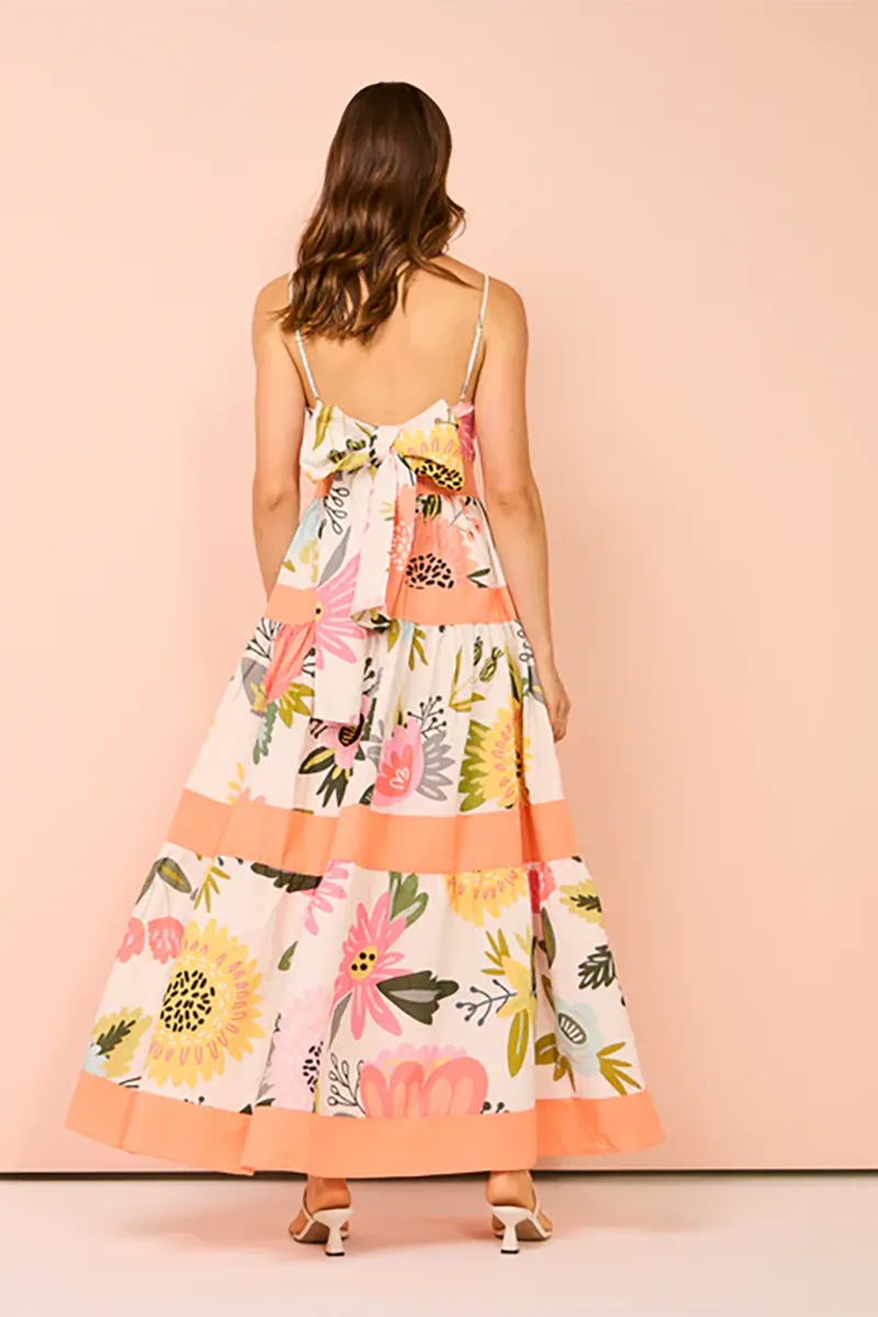 Monet Tiered Maxi Dress