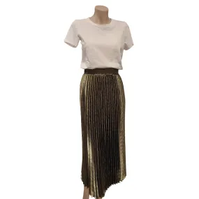 New metallic pleated skirt, size 6/8, Olive in stock, PRE-ORDER others
