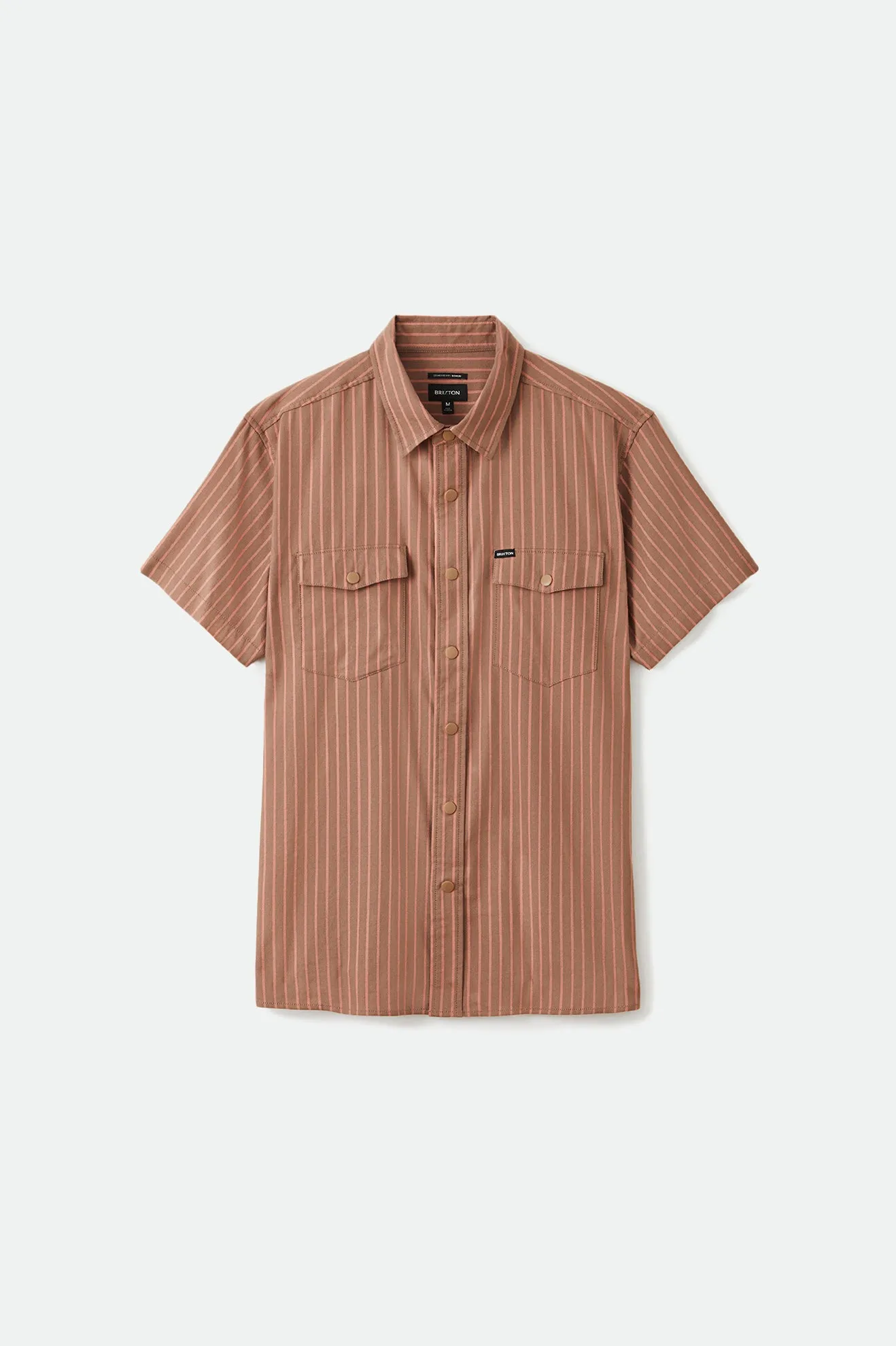 Olson Utility S/S Woven - Twig/Apricot Jam