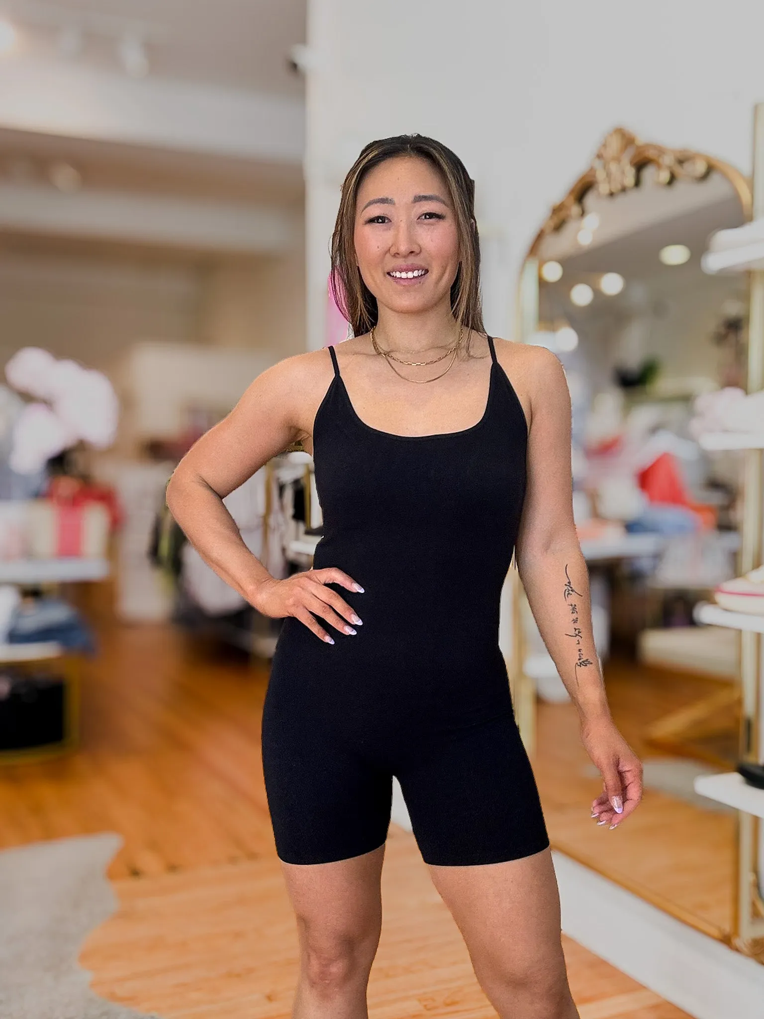 One To Watch Romper - Black