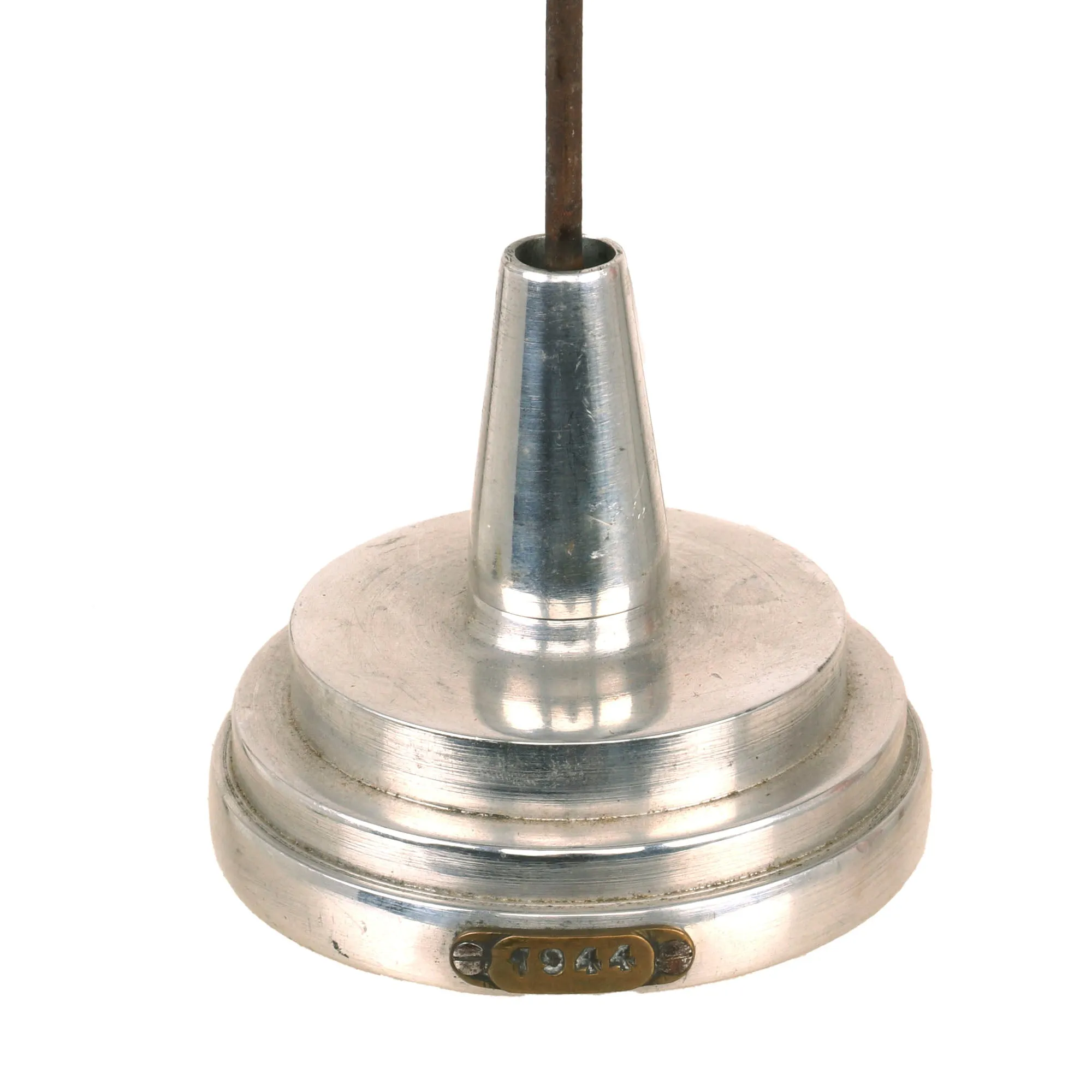 Original U.S. WWII Floating B24 Bomber Trench Art Stand - Dated 1944