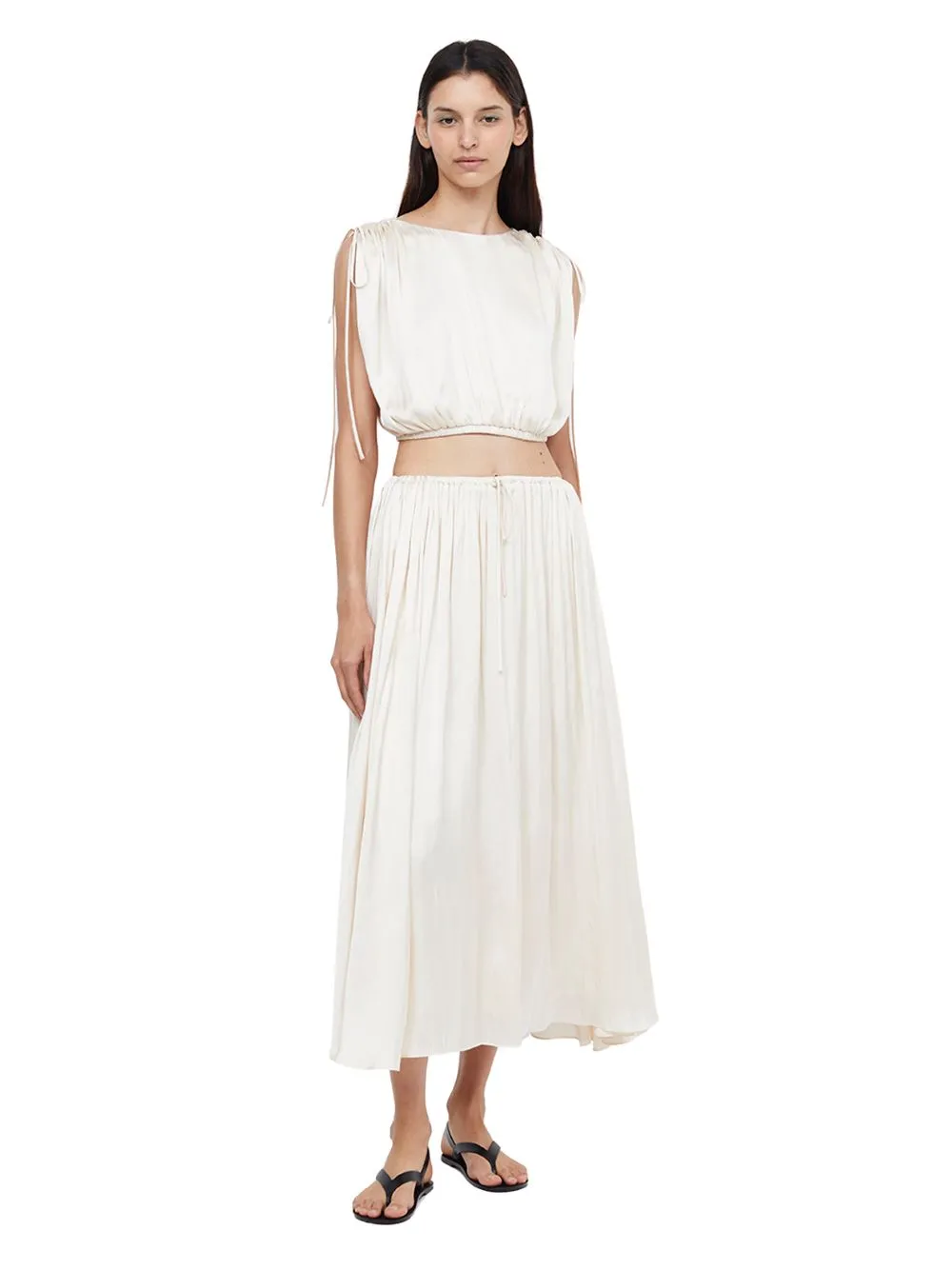 Paradise Maxi Skirt (Ivory)