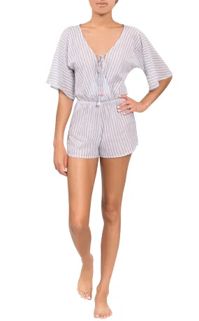 Penelope Summer Romper - Chicago Stripe