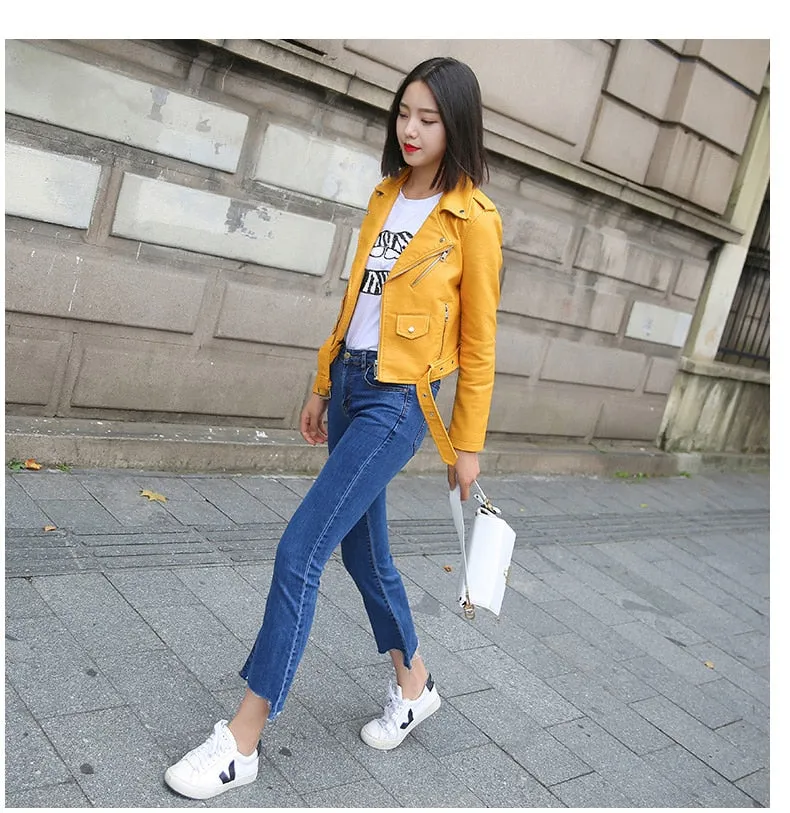 PU Leather Soft Jacket