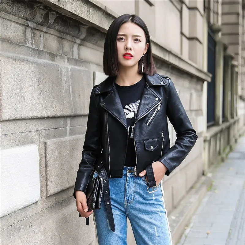 PU Leather Soft Jacket
