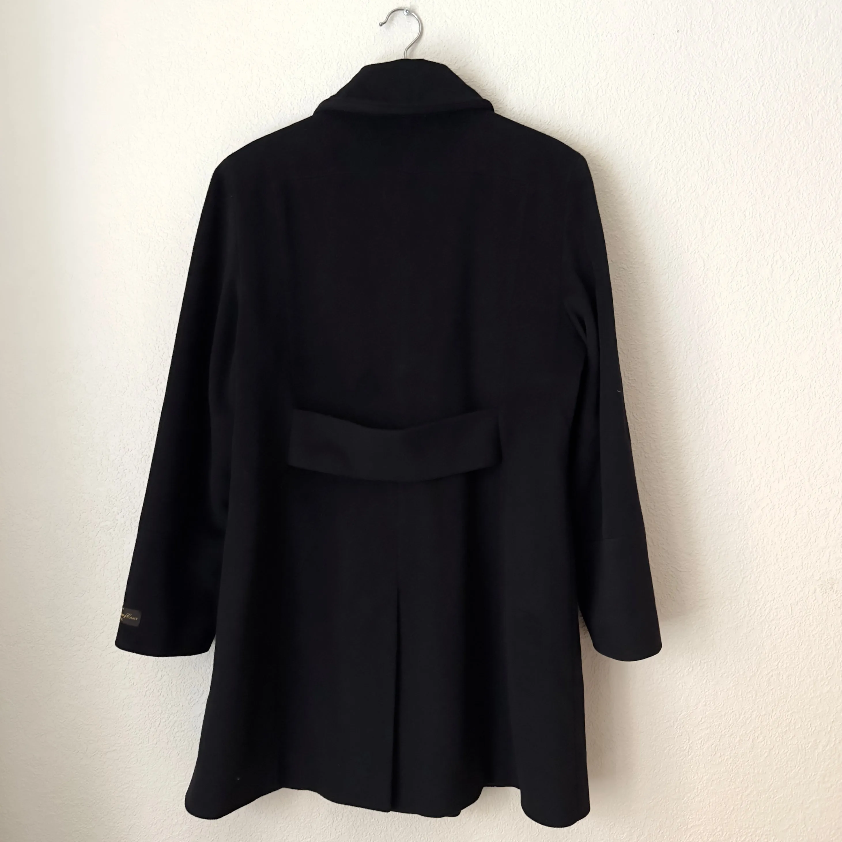 Pure Wool Double-Breasted Pea Coat - size L