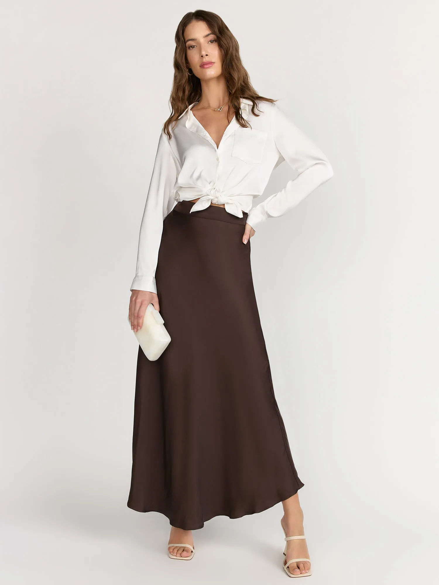 RD Style Satin Maxi Skirt - Brands We Love