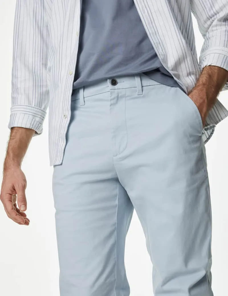 Regular Fit Stretch Chinos
