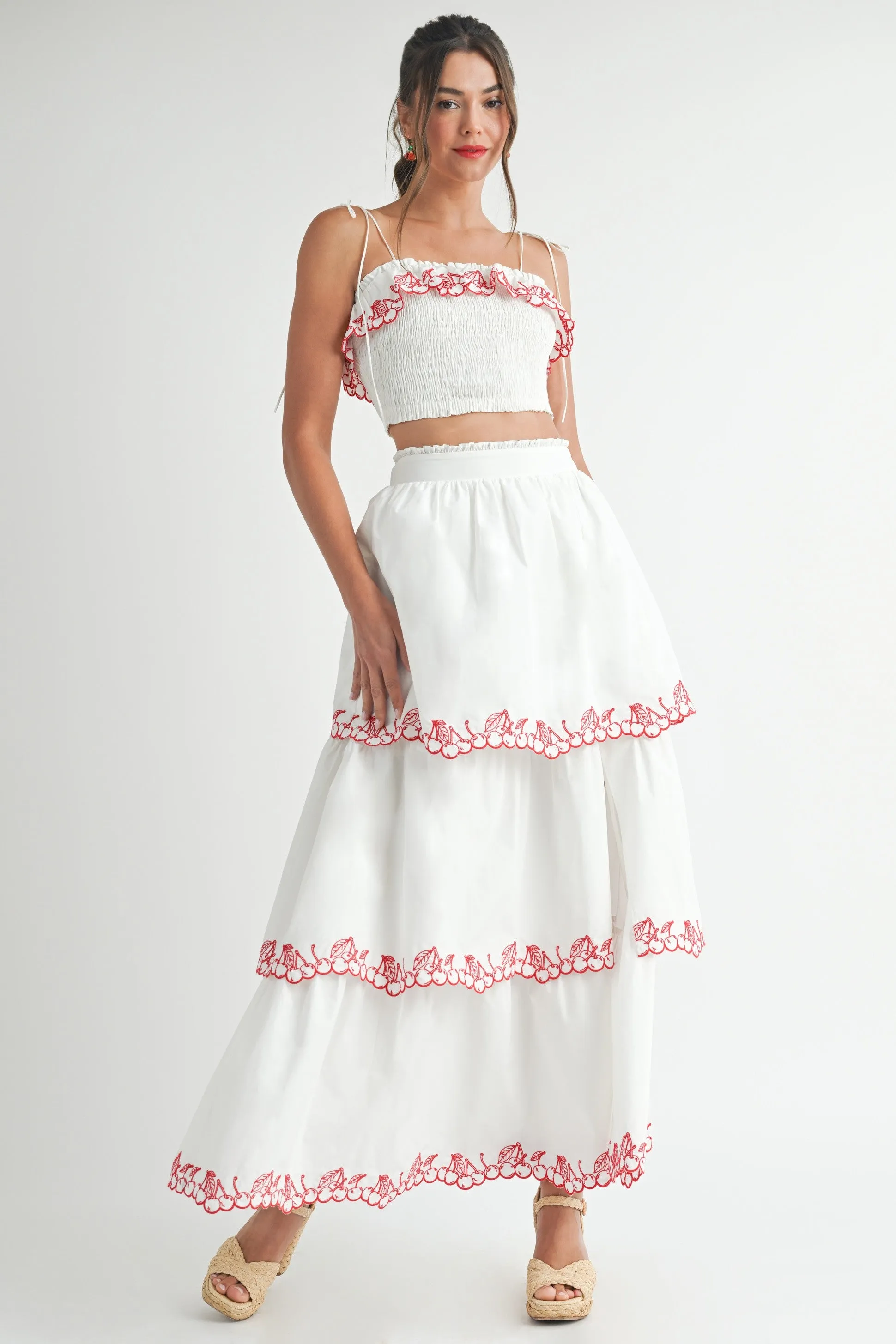 Riley Tiered Maxi Skirt