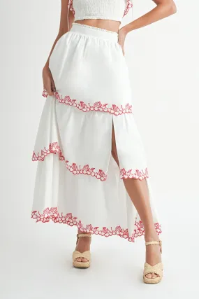Riley Tiered Maxi Skirt