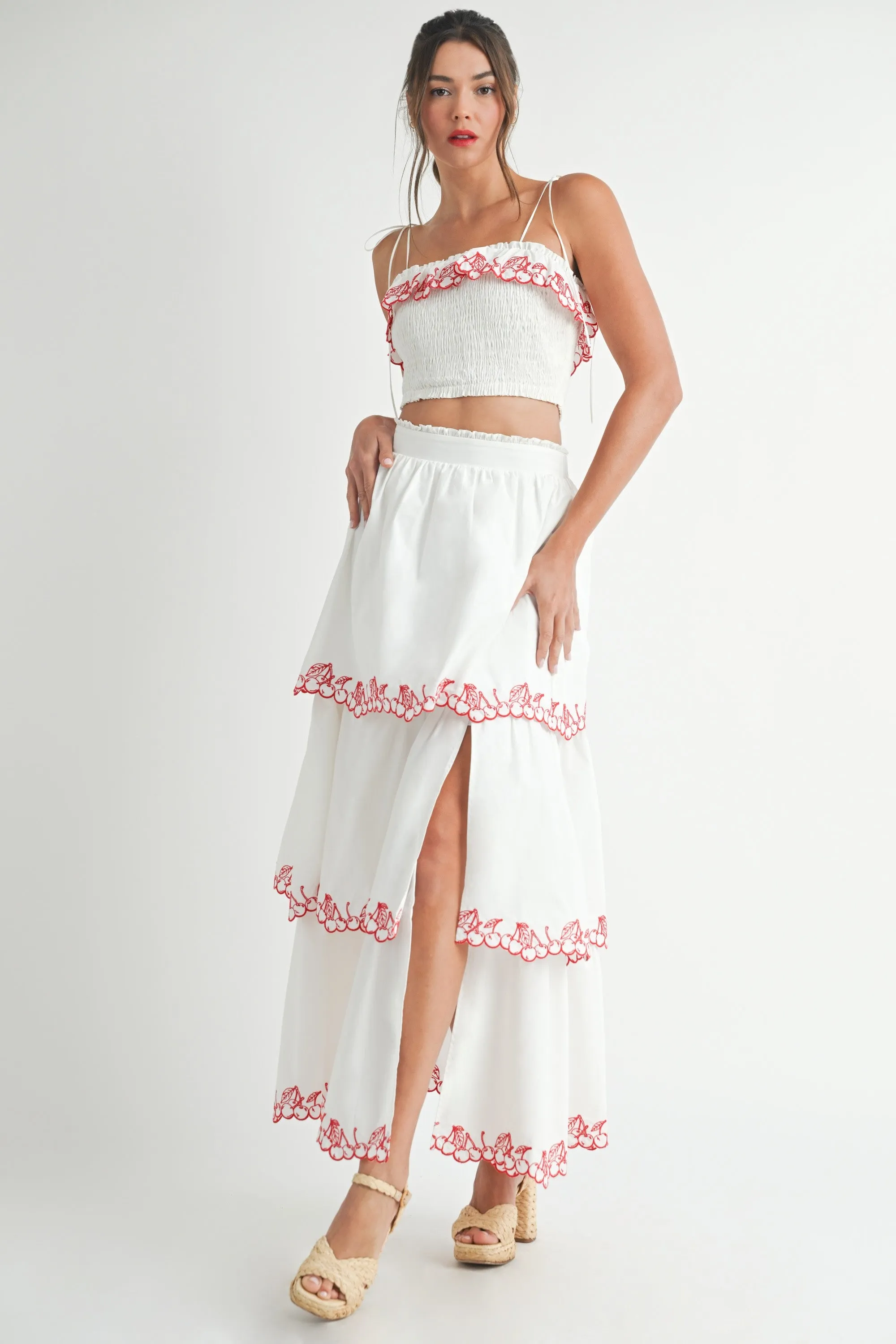 Riley Tiered Maxi Skirt
