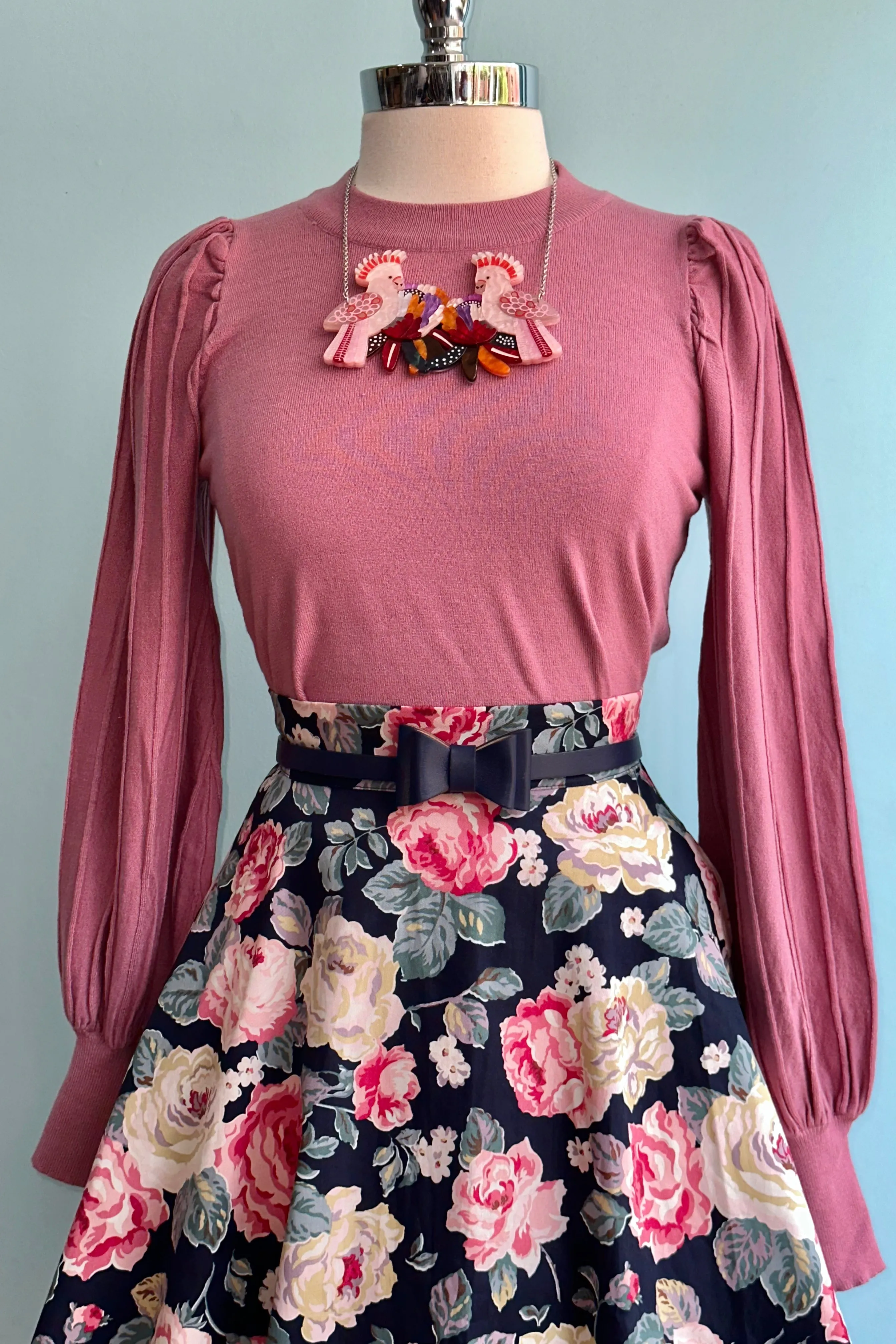 Rose Blossom Circle Skirt by Banned