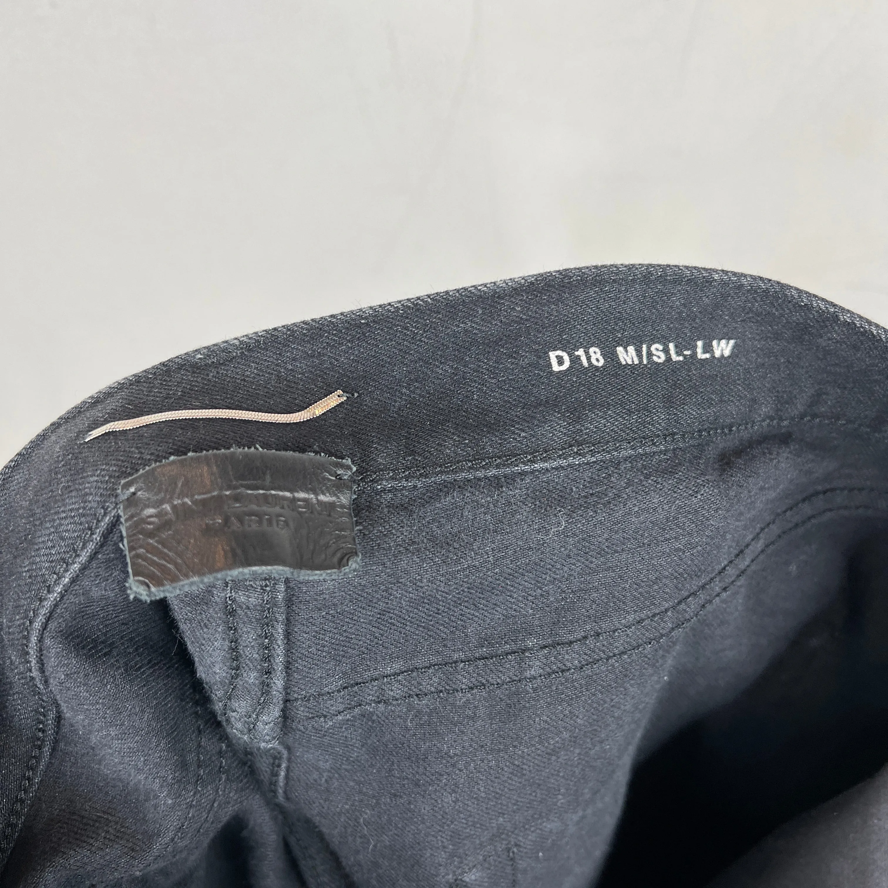Saint Laurent D18 Black Skinny Jeans