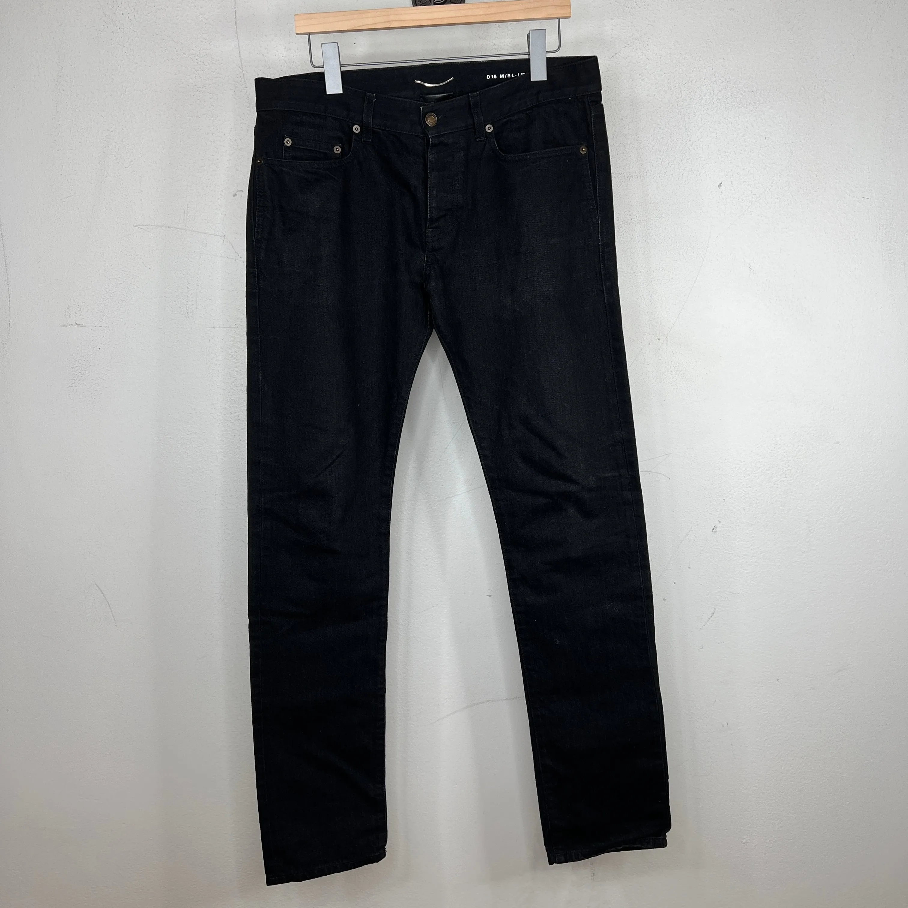 Saint Laurent D18 Black Skinny Jeans